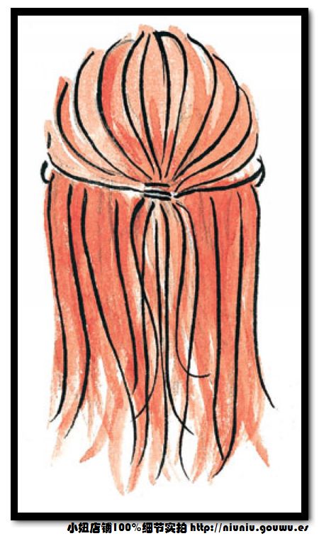 2。女人我最大推荐便携式花样盘发器(2件套和使用说明)魔力穿发棒（3）.jpg.jpg