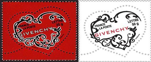 2007年法国邮局携手顶级奢侈品牌Givenchy 发行限量邮票 7欧